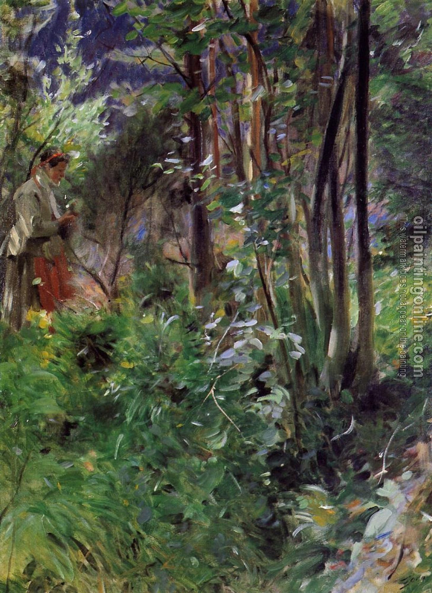 Zorn, Anders - Woman in a Forest